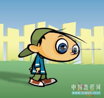 Flash cs3教程:人物行走動畫制作技巧,PS教程,思緣教程網(wǎng)