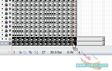 Flash cs3教程:人物行走動畫制作技巧,PS教程,思緣教程網(wǎng)