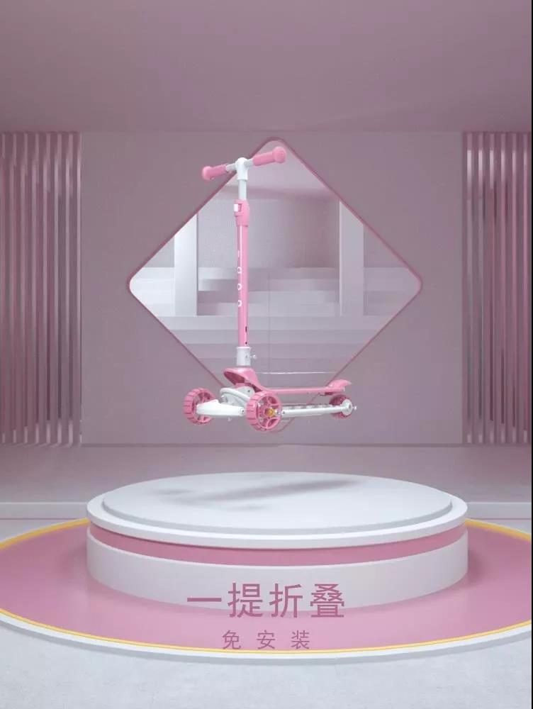 C4D產品動畫設計，滑板車的仿真還原展示2.jpg
