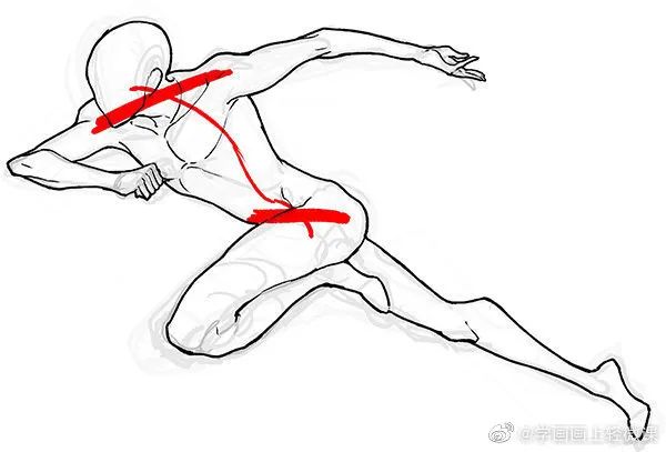 人體動勢線與姿勢參考，學(xué)畫畫收藏不虧
