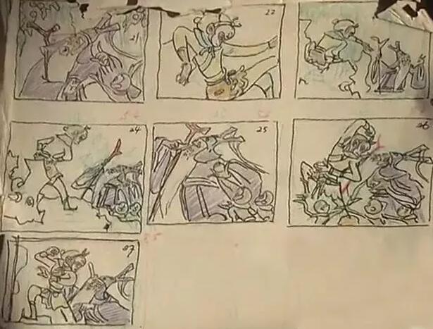 《大鬧天宮》的創(chuàng)作幕后分鏡設(shè)計(jì).jpg 《大鬧天宮》的創(chuàng)作幕后分鏡設(shè)計(jì).jpg