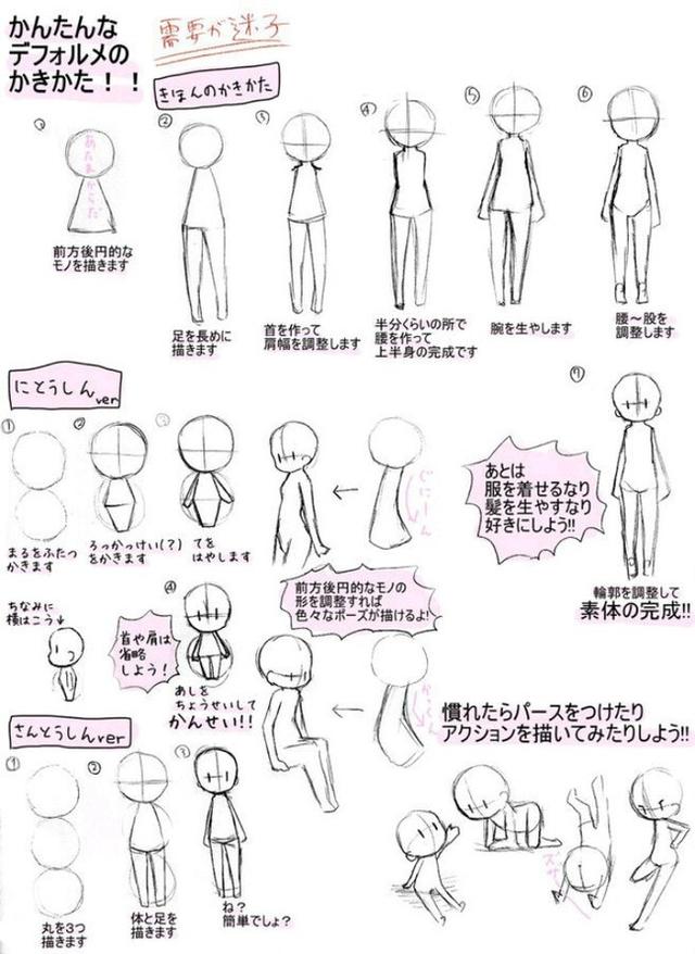 Q版動(dòng)漫人物怎么畫(huà)？畫(huà)Q版人物的教程，Q版人物畫(huà)法一定要掌握