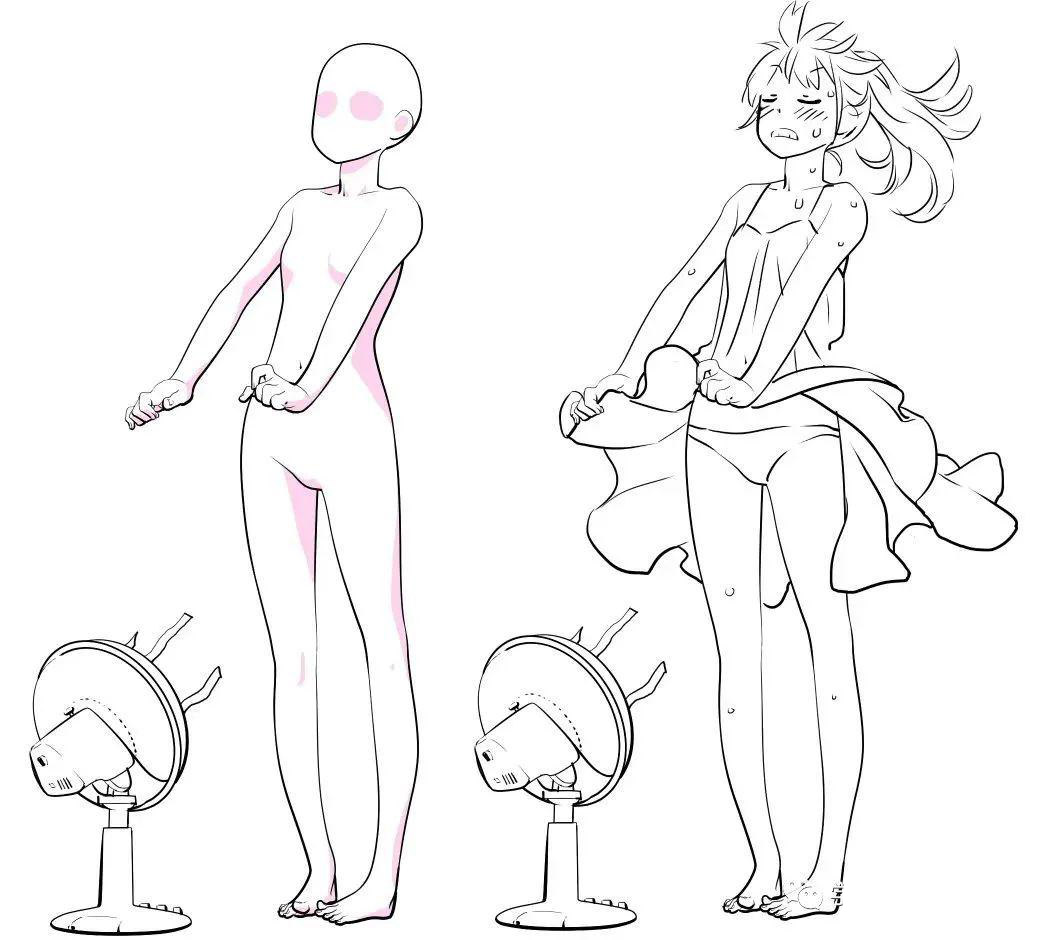 手繪動漫設計：美少女三.jpg