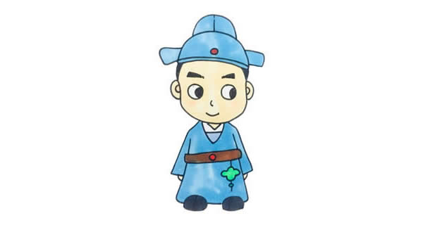 古代詩人簡(jiǎn)筆畫步驟