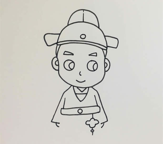 古代詩人簡(jiǎn)筆畫步驟