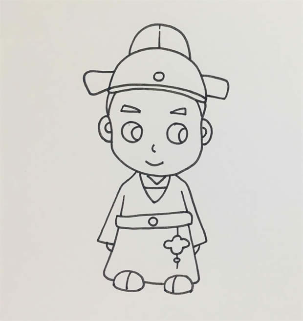 古代詩人簡(jiǎn)筆畫步驟