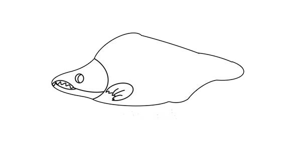 大馬哈魚(yú)簡(jiǎn)筆畫(huà)畫(huà)法圖片