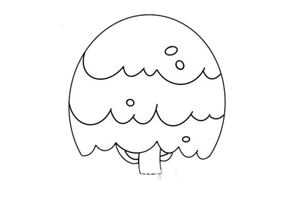 卡通大樹簡(jiǎn)筆畫畫法步驟圖片