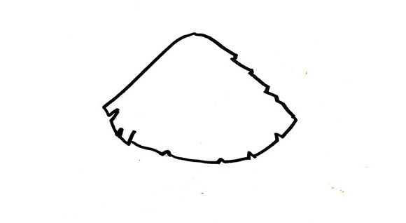 茅草屋簡(jiǎn)筆畫彩色畫法