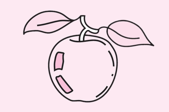 蘋(píng)果簡(jiǎn)筆畫(huà)圖片