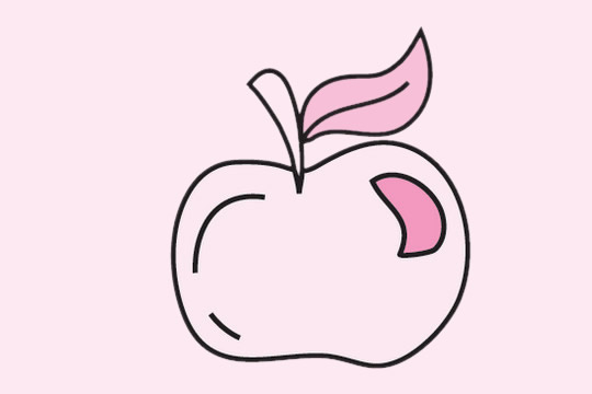 蘋(píng)果簡(jiǎn)筆畫(huà)圖片
