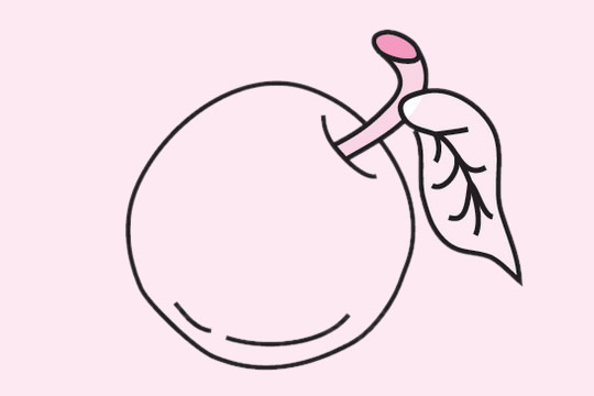 蘋(píng)果簡(jiǎn)筆畫(huà)圖片
