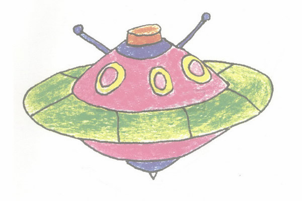 飛碟簡(jiǎn)筆畫(huà) UFO飛碟簡(jiǎn)筆畫(huà)圖片