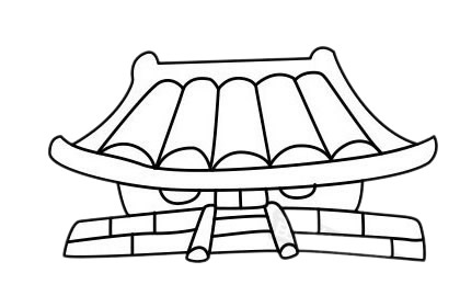 寺廟簡(jiǎn)筆畫 寺廟簡(jiǎn)筆畫圖片