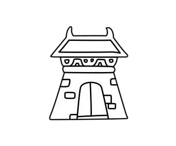 寺廟簡(jiǎn)筆畫 寺廟簡(jiǎn)筆畫圖片