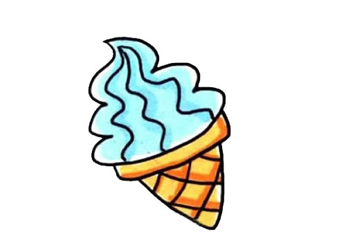 冰淇淋簡(jiǎn)筆畫