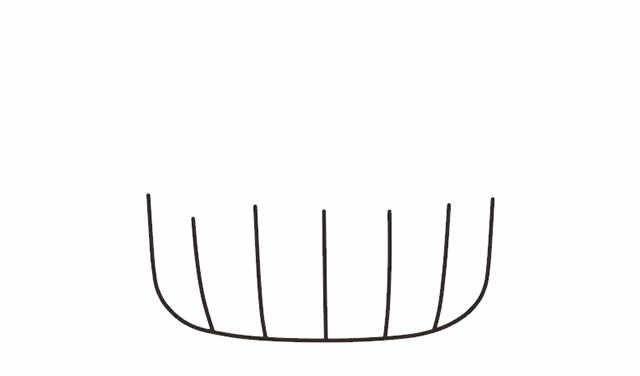 紙杯蛋糕簡(jiǎn)筆畫(huà)_可愛(ài)紙杯蛋糕的畫(huà)法
