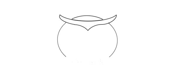 可愛(ài)貓頭鷹簡(jiǎn)筆畫(huà)畫(huà)法步驟圖片