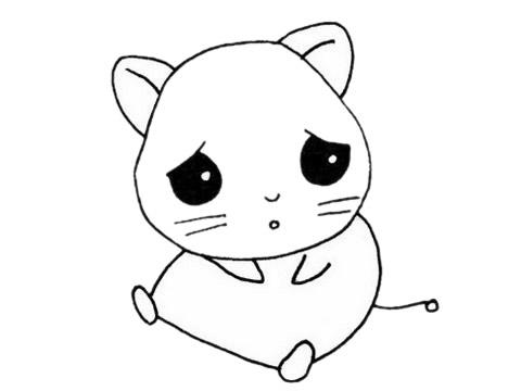 倉(cāng)鼠簡(jiǎn)筆畫(huà)圖片