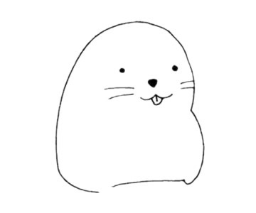 倉(cāng)鼠簡(jiǎn)筆畫(huà)圖片