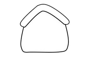 木屋簡(jiǎn)筆畫圖片