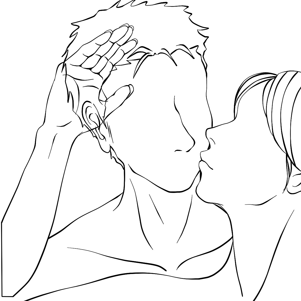 情侶戀愛中的手部動(dòng)作姿態(tài)怎么畫？