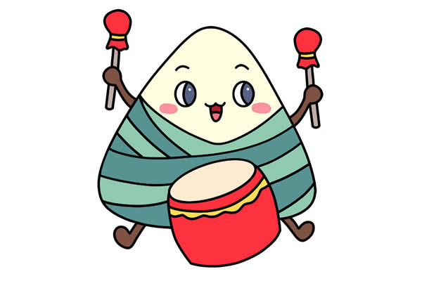 粽子怎么畫呢？