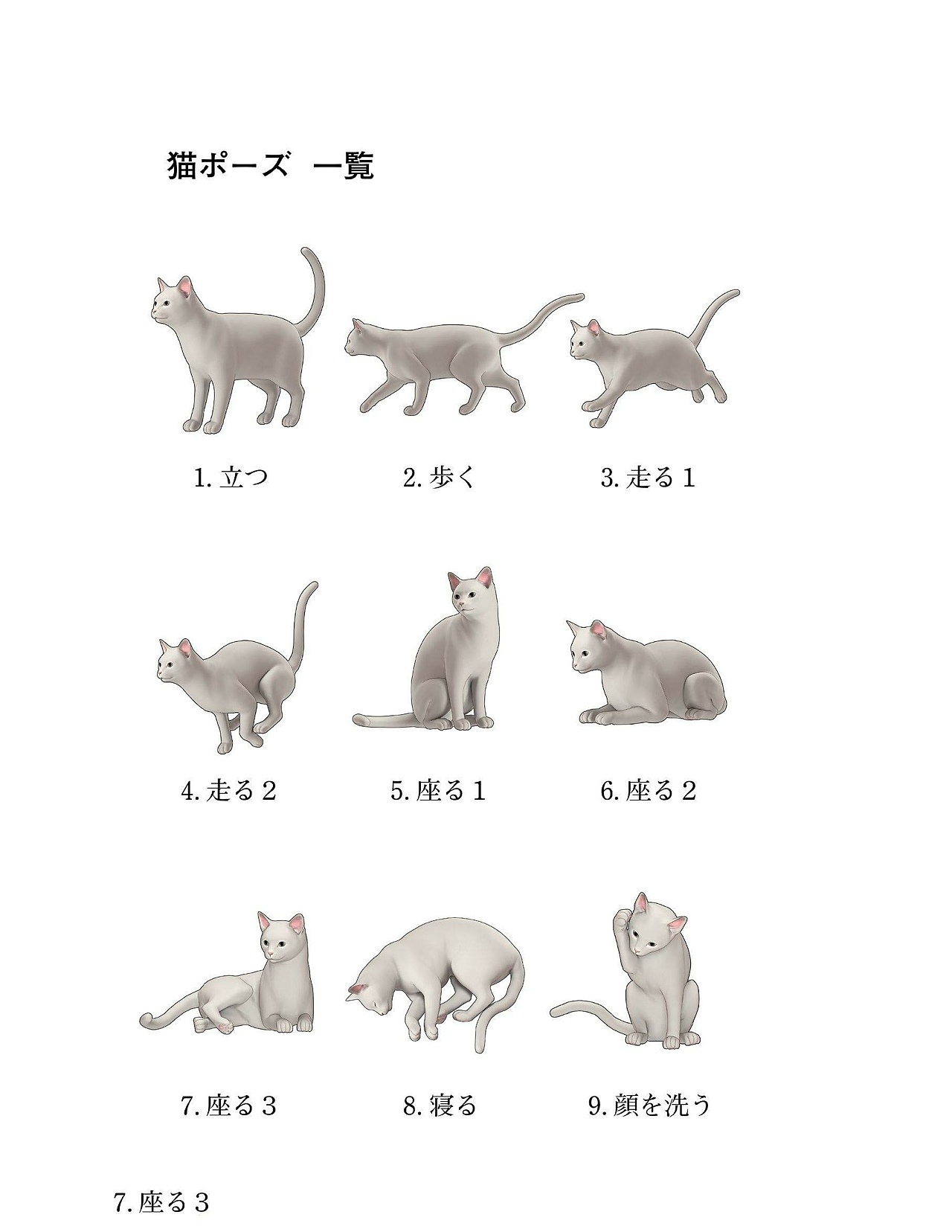 貓?jiān)趺串?huà)，狗狗怎么畫(huà)？貓、犬の繪畫(huà)方法
