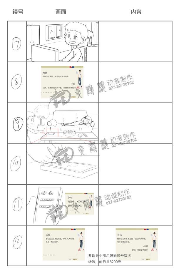MG動畫制作《詐騙罪》法制宣傳科普動畫片線稿分鏡7-12.jpg