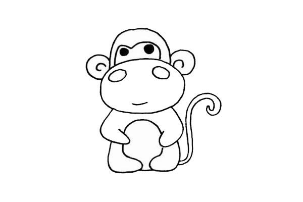 簡(jiǎn)筆畫(huà)猴子的畫(huà)法,怎么畫(huà)猴子簡(jiǎn)單畫(huà)法