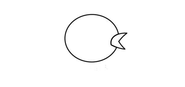 超萌小鳥(niǎo)簡(jiǎn)筆畫(huà)畫(huà)法圖片