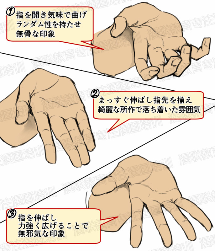 「教程」趣味漫畫(huà)教程！如何用指尖動(dòng)作傳達(dá)角色性格~