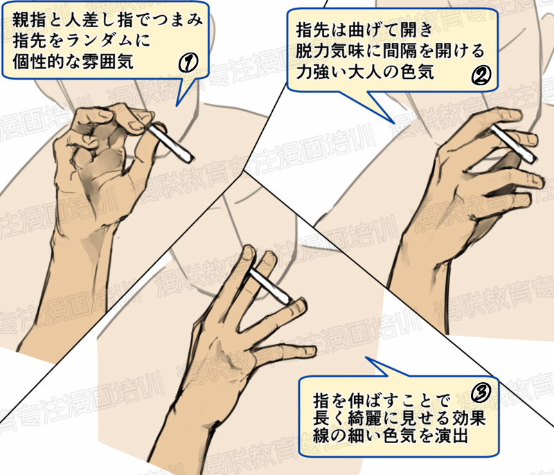 「教程」趣味漫畫(huà)教程！如何用指尖動(dòng)作傳達(dá)角色性格~