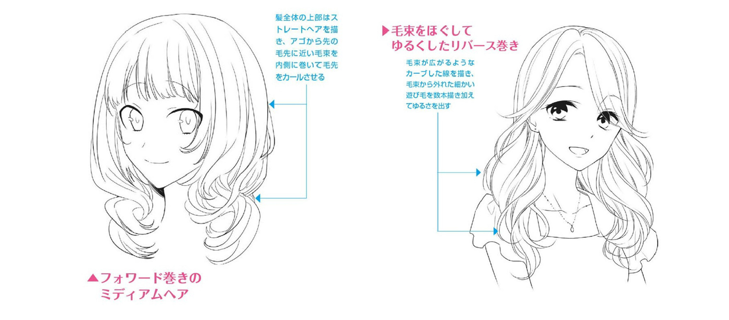 「教程」漫畫角色頭發(fā)的繪制技法 part 03 頭發(fā)與角色的關(guān)系(女性的發(fā)型和變化) 「教程」漫畫角色頭發(fā)的繪制技法 part 03 頭發(fā)與角色的關(guān)系(女性的發(fā)型和變化)