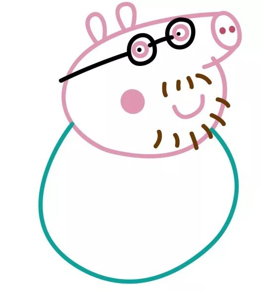 手繪佩奇先生怎么畫8.png 手繪佩奇先生怎么畫8.png
