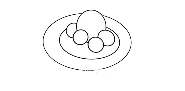 彩色松餅簡(jiǎn)筆畫(huà)畫(huà)法步驟圖片