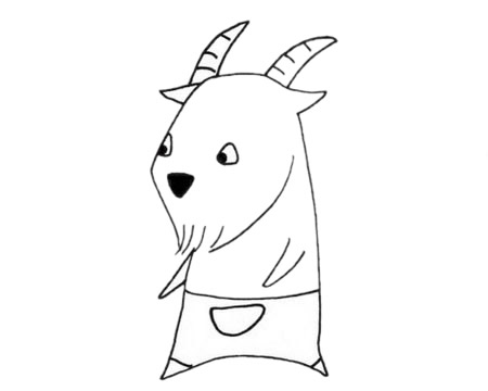 羚羊簡(jiǎn)筆畫(huà)圖片