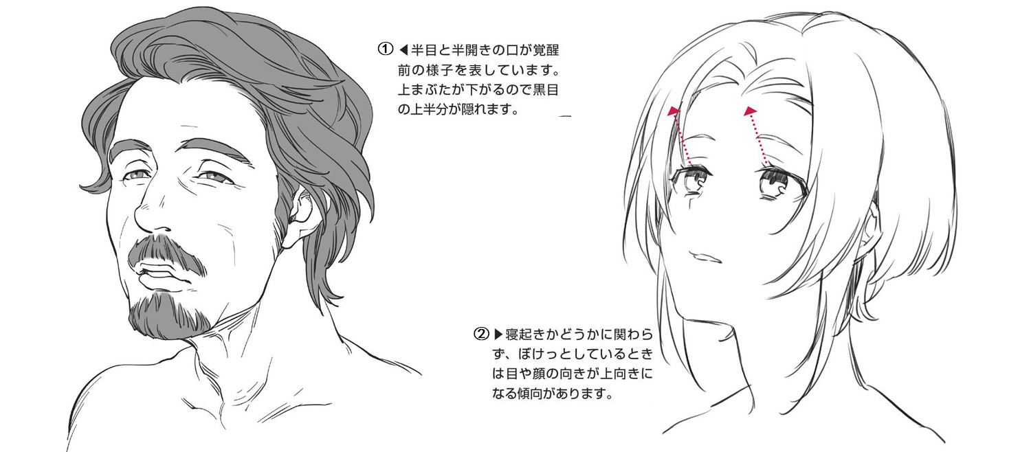 「教程」漫畫人物表情日常應(yīng)用畫法 part 12 困倦和睡醒的表情畫法 「漫畫教程」漫畫人物表情日常應(yīng)用畫法