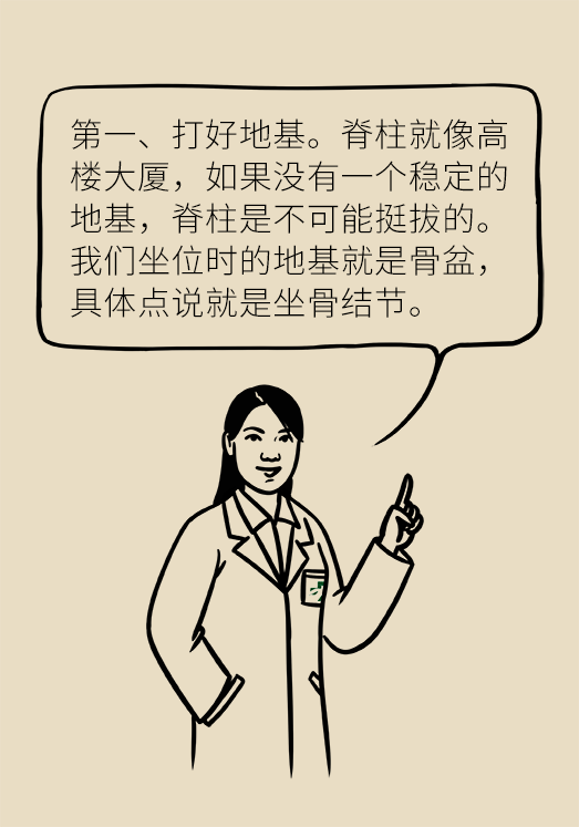 正確坐姿科普動漫制作：抬頭挺胸竟然不是最正確的姿勢？