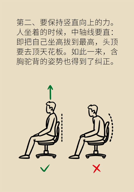 正確坐姿科普動漫制作：抬頭挺胸竟然不是最正確的姿勢？