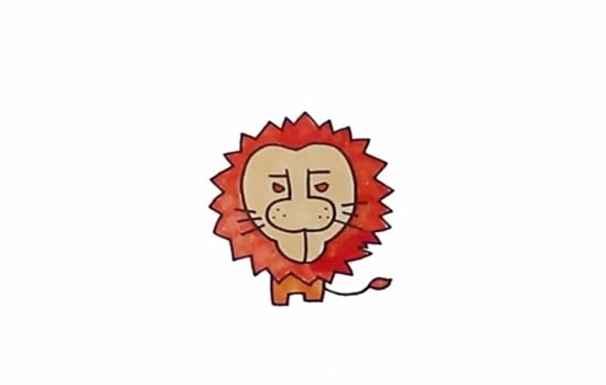 獅子怎么畫？