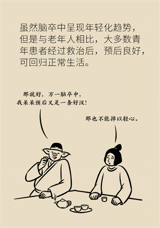 年紀(jì)輕輕別大意，小心腦卒中