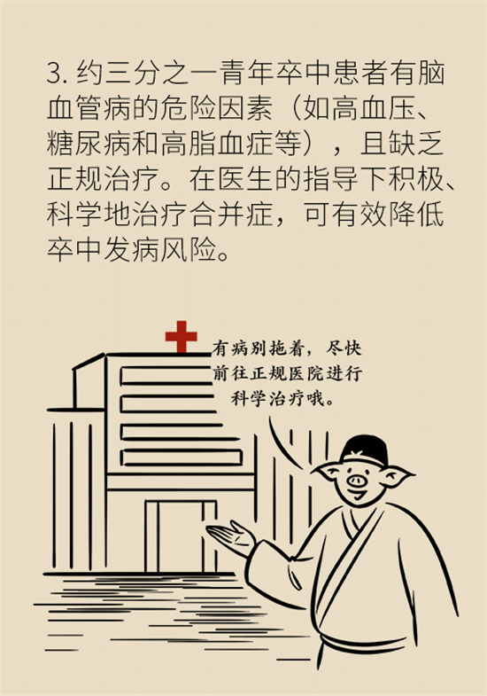 年紀(jì)輕輕別大意，小心腦卒中