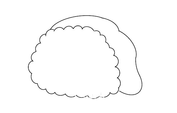 三文魚(yú)壽司簡(jiǎn)筆畫(huà)圖片