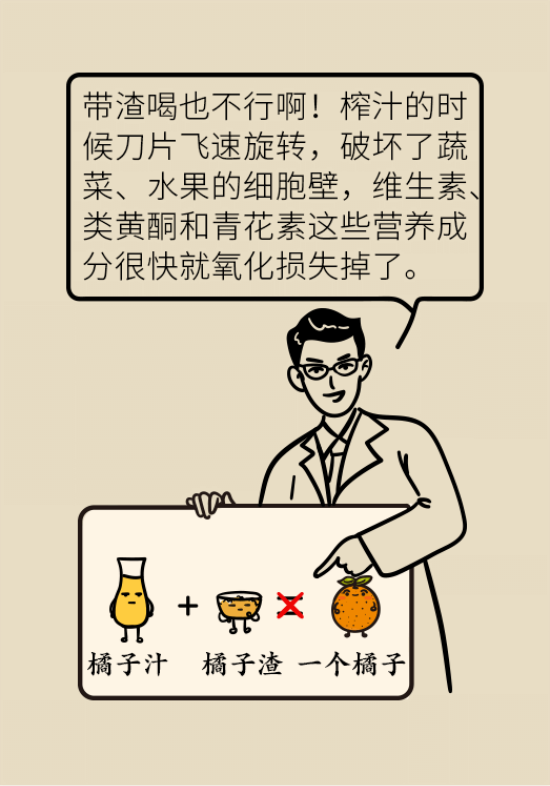 鮮榨果蔬汁排毒減肥？當(dāng)心你的營養(yǎng)流失更多