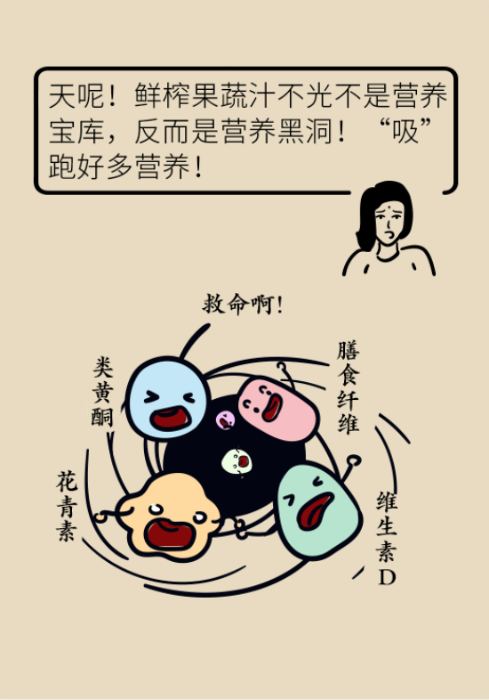 鮮榨果蔬汁排毒減肥？當(dāng)心你的營養(yǎng)流失更多