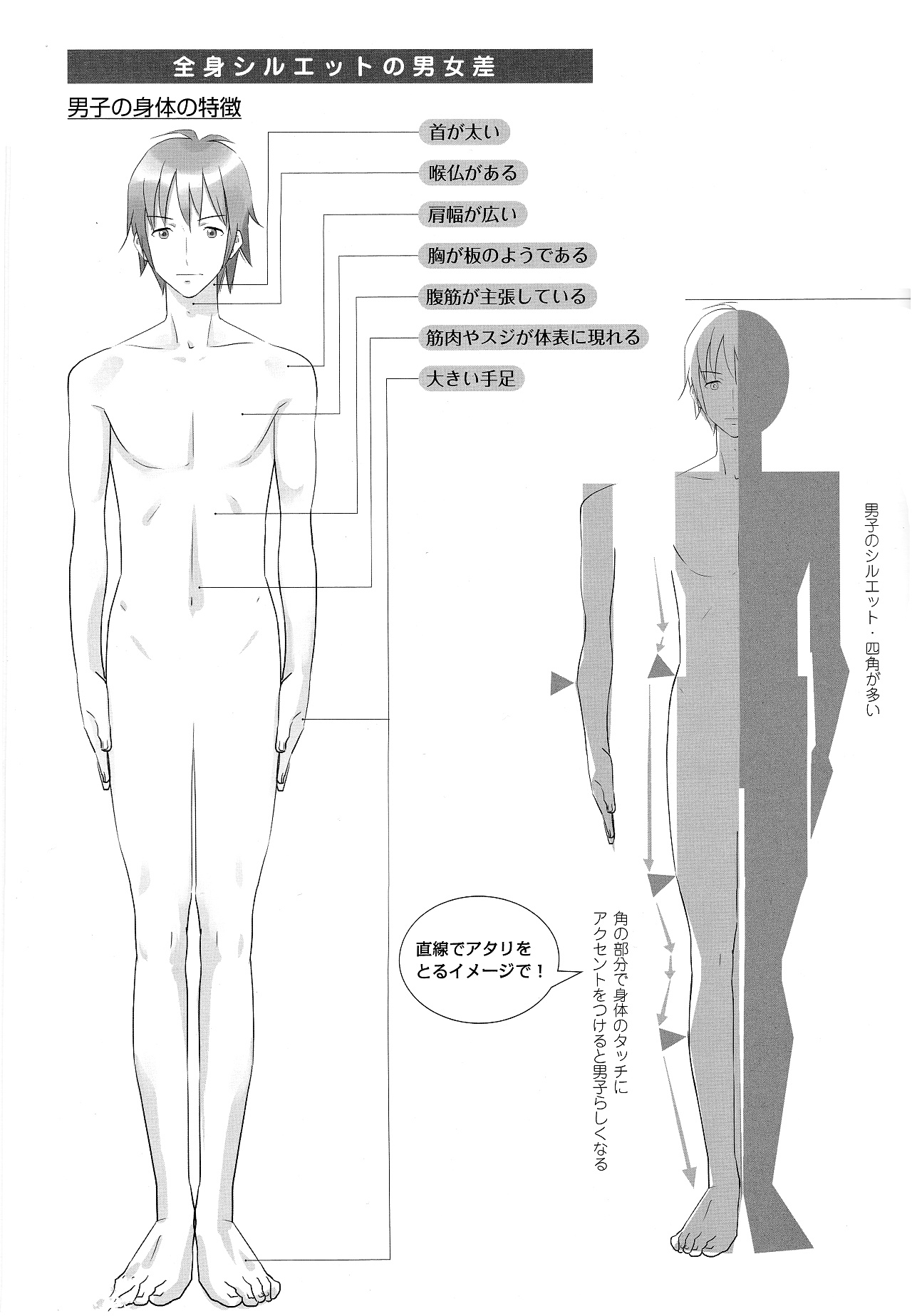 動(dòng)漫角色設(shè)計(jì):描繪男女の差別 動(dòng)漫角色設(shè)計(jì):描繪男女の差別