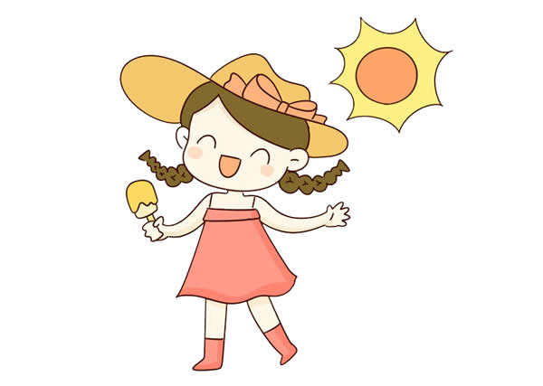 快樂(lè)的暑假簡(jiǎn)筆畫圖片 我的暑假生活簡(jiǎn)筆畫又美又簡(jiǎn)單