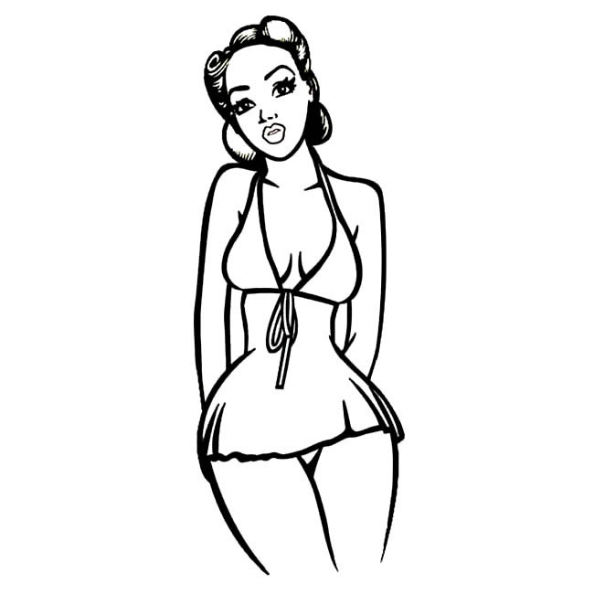性感美女怎么畫？