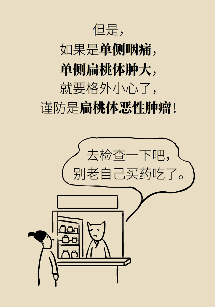 單側(cè)扁桃體腫大更兇險！謹(jǐn)防惡性腫瘤